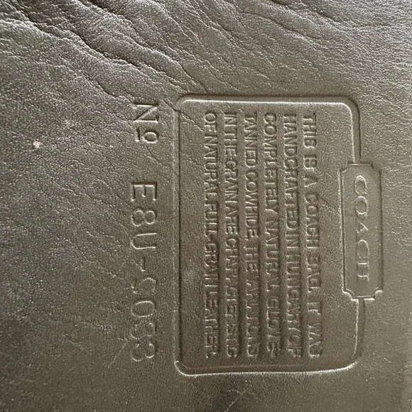 Coach Vintage Ergo 5053 – Iconic ’90s Black Leather Shoulder Bag - Picture 4 of 16